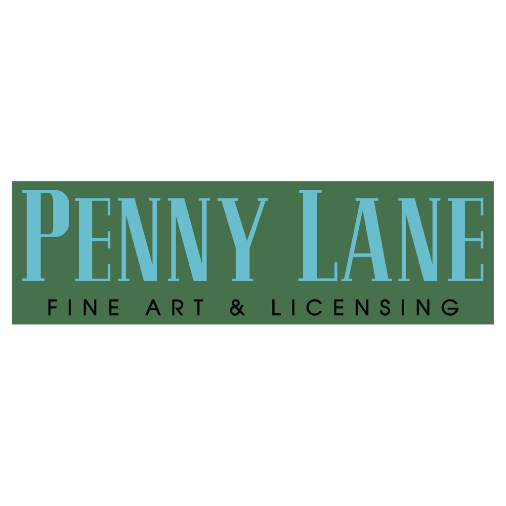 Rutherford Signed by Penny Lane Fine Art & Licensing showing the logo for Penny Lane publishing company.