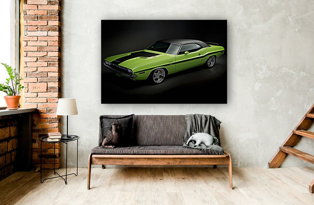 Retro Muscle Car Painting
