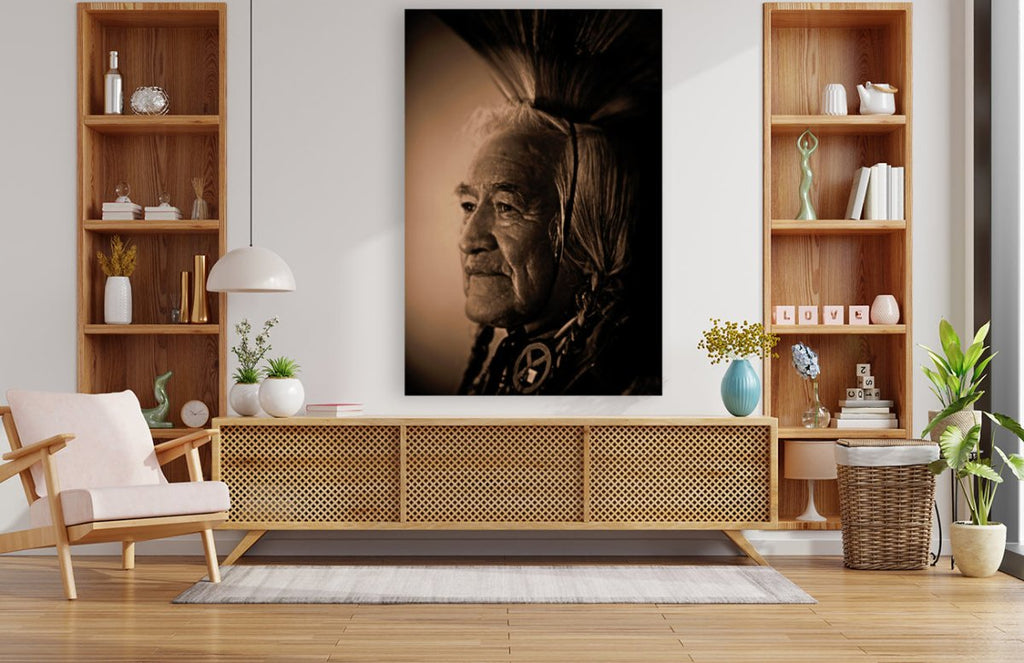 Native American Sepia Print