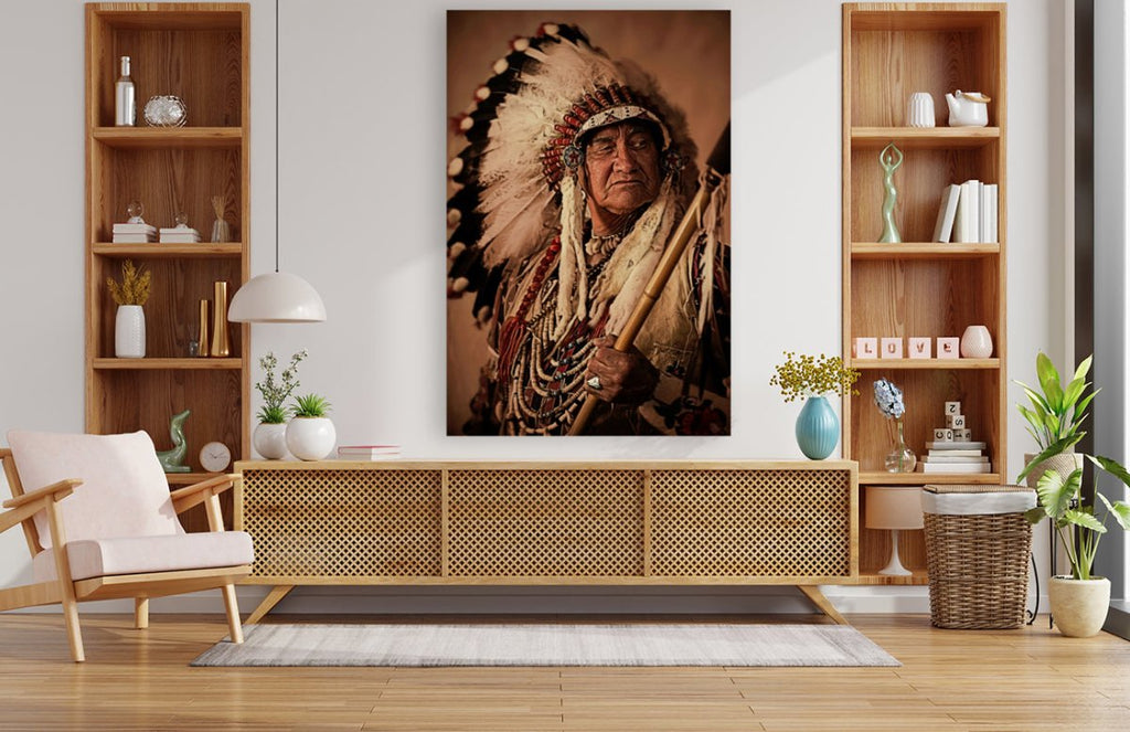 Flathead Chief Tribal Art