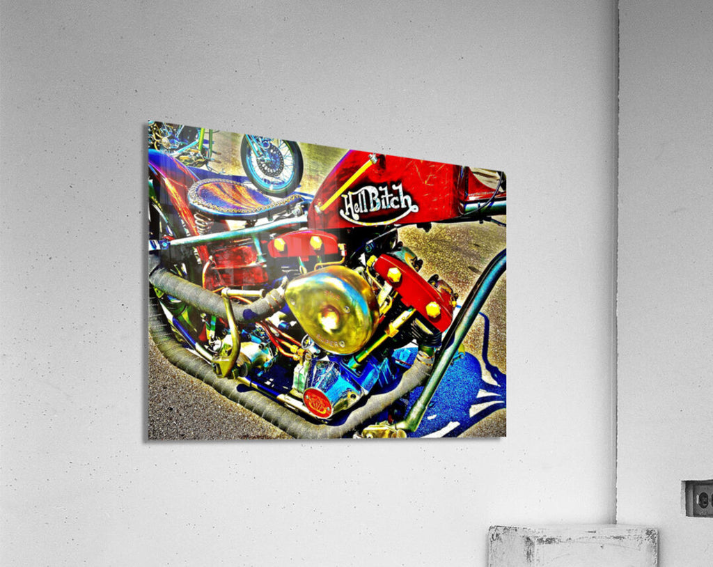 Motorcycle Chrome Detail Art