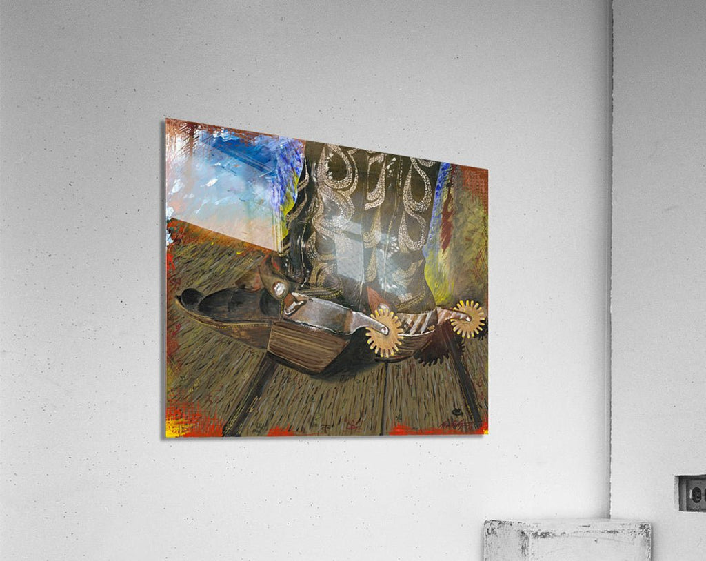 Vintage Western Cowboy Print